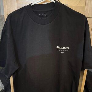 AllSaints Oversized Crew Neck Black NWT